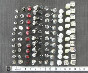 Konvolut Knöpfe festliche, elegante Knöpfe 10 Positionen = 100 schöne Knöpfe - Bild 1 von 9