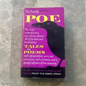 The Viking Library Portable Edgar Allen Poe - Vintage Paperback Book - Picture 1 of 6