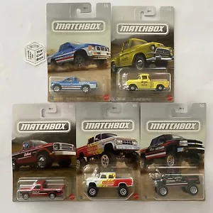 2025 MATCHBOX Truck Series (5 Trucks - Courier, Chevy, Nissan, D200 & GMC) Y00 - Picture 1 of 2