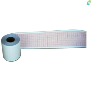 Versátil papel gráfico ECG de 50 mm x 20 m para dispositivos Contec y EDAN - 10 rollos - Imagen 1 de 3