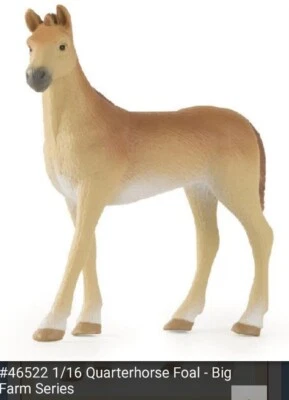 Set of 2 TOMY #46522 1/16 QUARTERHORSE FOAL - BIG FARM SERIES *NEW* - Image 1 of 3