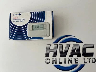 Therma TQX0027 Programmer 7 Day 3 Channel Digital boiler timeclock channel timer - Image 1 of 4