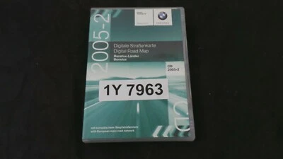 Y7963 BMW Navigation Digitale Straßenkarte CD Benelux Länder 2005 - Bild 1 von 4