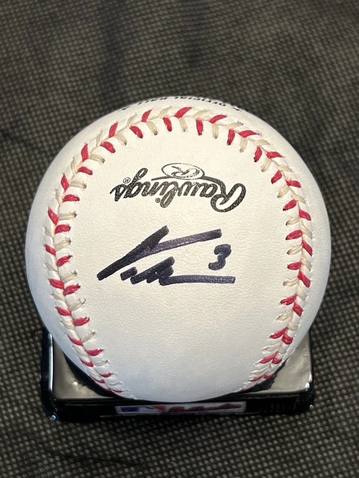 Balón oficial del Juego de Estrellas Rawlings firmado por Curtis Granderson New York Mets '11 Foto 1 de 2