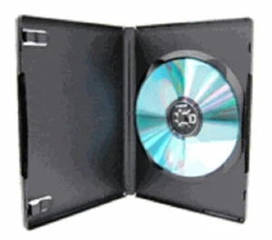 100 estuches de DVD individuales de 14 mm, concentrador M-Lock patentado, negro - psd11 - Imagen 1 de 1