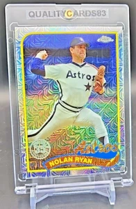 NOLAN RYAN RARE RAINBOW MOJO REFRACTOR INSERT CARD WITH CASE MLB HOUSTON ASTROS - Picture 1 of 7