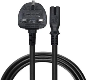 Cable de fuente de alimentación de CA del Reino Unido para tocadiscos de accionamiento directo LENCO L-3809 - Imagen 1 de 3