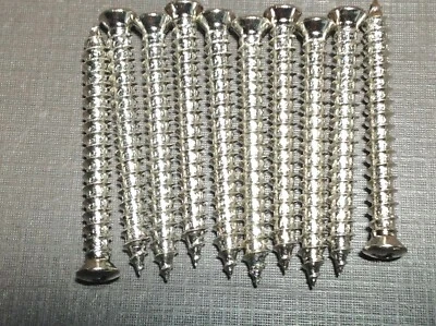 10 piezas NORS #10 x 1-3/4" con #6 niquelado chapa decoración adornos tornillos Dodge Foto 1 de 4