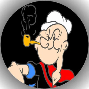 Colgador de pasteles cumpleaños fiesta imagen de tarta fondant - oblato Popeye P2 - Imagen 1 de 1
