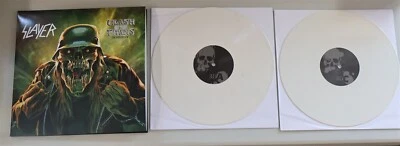 Slayer ‎Clash Of The Titans In Belgium White Vinyl 2 LP Record new - Image 1 of 2