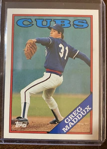 1988 TOPPS MLB BASEBALL #361 GREG MADDUX CHICAGO CUBS HOF - Bild 1 von 3