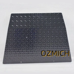 Black Aluminum Diamond Plate Front Bumper Shock Cover For EZGO TXT/PDS Golf Cart - Picture 1 of 8