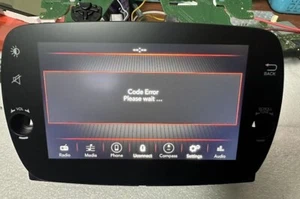 Navigation LCD DISPLAY screen Fiat 500 Abarth 595 VP2RFP 2016-on REPLACEMENT - Picture 1 of 5