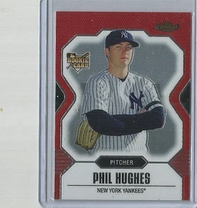 2007 Finest PHIL HUGHES Rookie Redemption RC #9 Yankees - Picture 1 of 2