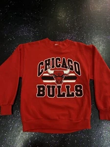 Vintage 90’s NBA Chicago Bulls Crew Neck Sweater Size M - Picture 1 of 7
