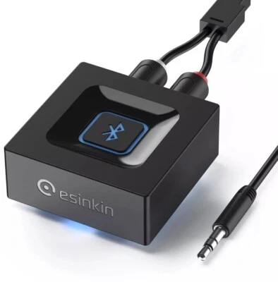esinkin Wireless Audio Receiver for Music Streaming Sound System Works New - Image 1 of 4