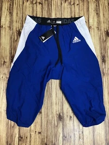 adidas American Football königsblau weiß gestreift Herrenhose 2XL NEU mit Etikett $ 90 - Bild 1 von 8