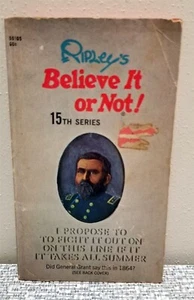 Ripley's Believe It Or Not 15th Series 1970 Paperback Book - Picture 1 of 5