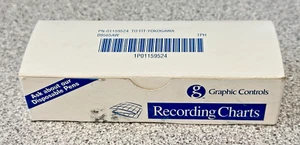 NEW GRAPHIC CONTROLS 01159524 FANFOLD RECORDING CHART FOR YOKOGAWA B9565AW - Picture 1 of 3