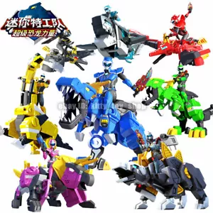 Miniforce Super Dino Power TRANS HEAD Armorbot T-Rex Dinosaur Figure For Boy Toy - Picture 1 of 61