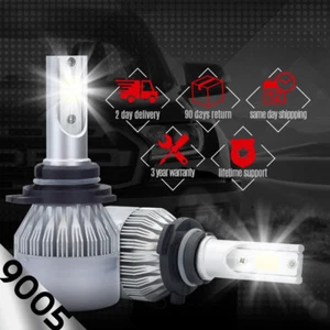 XENTEC 9005 HB3 H10 LED headlight Kit Cree 388W 38800LM 9140 9145 6000K Bulb - Picture 1 of 12