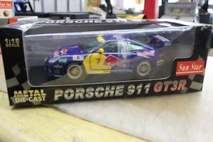 Sun Star #1310 Porsche 911 GT3R Shopworn Display Carton/Barn Find Free Shipping - Picture 1 of 7