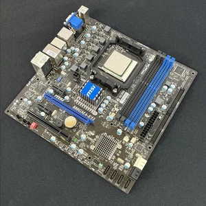 MOTHERBOARD/CPU COMBO: MSI 880GMA-E53 AM3 ATX + AMD Phenom II X2 555  - Tested! - Picture 1 of 9