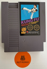 Kung Fu Nintendo Nes Game Cart Mattel 5 Schrauben GBR Version gereinigt & getestet