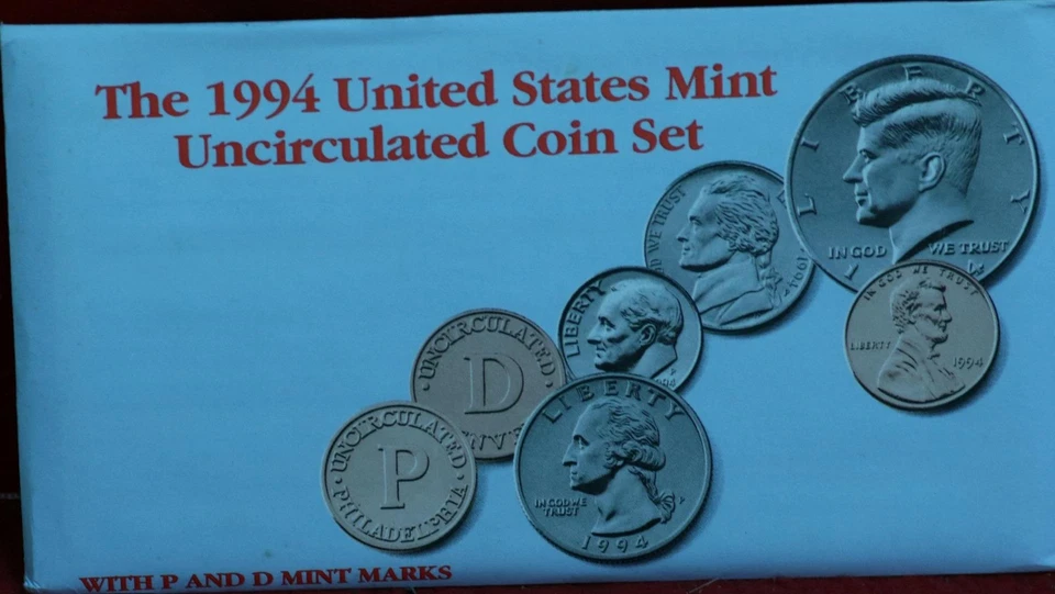 Uncirculated 1994 U.S. Mint Set P & D Mint - Image 1 of 1