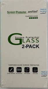 Nintendo Switch amFilm Tempered Glass Screen Protector 2 pack - Picture 1 of 3