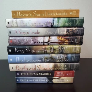 Alan Lewrie Series Dewey Lambdin Mixed Lot Of 10 Naval Adventures HC PB - READ - Picture 1 of 24