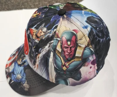 Marvel Advengers Cap, Great Condition, Adjustable Strap One Size. - Image 1 of 4