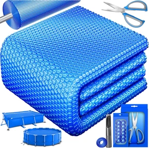 ® Telo Solare per Piscina Rotondo Ø 244 Cm Foglio Solare Spessore 120 Ṁm | Il Te - Foto 1 di 12