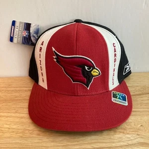 *NWT* ARIZONA CARDINALS Reebok Red/Black/White NFL Flatbrim Fitted Hat (7 3/4) - Picture 1 of 12
