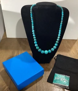 Mine Finds by Jay King DTR 925 Sterling Turquoise Necklace - Picture 1 of 7