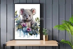 Wall Art Print A4 | Koala 1 - Picture 1 of 1