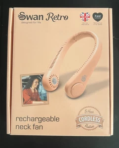 Swan Retro Neck Fan - Rechargeable NEW - Picture 1 of 2