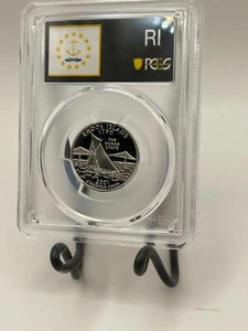 2001 S 25C Silver Rhode Island Quarter PCGS PR70DCAM - Picture 1 of 14