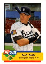 1994 Fleer ProCards Scott Tedder #635 Birmingham Barons Baseball Card