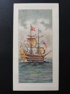No.8 BARCO DEL SIGLO 16 Evolución de la Armada Británica - por Godfrey Phillips 1930 - Imagen 1 de 1