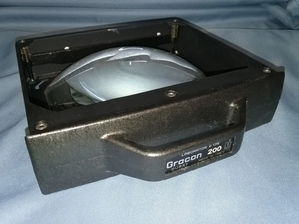 Negativo de película de sed condensador agrandador vintage Gracon Durst 200 Laborator G 139 Foto 1 de 4