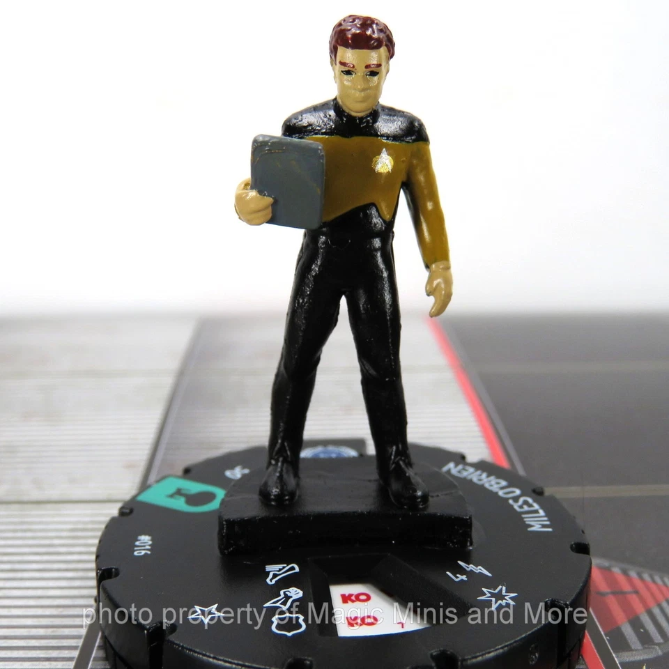 Star Trek Next Generation ~ MILES O'BRIEN #016 To Boldly Go HeroClix equipo visitante Foto 1 de 1