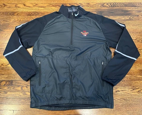 Nike Minnesota Twins Mens Large Black All-Star Game 2014 Windbreaker Jacket Cover