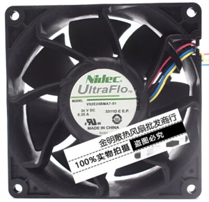1 pcs NIDEC 9038 9CM V92E24BMA7-51 DC24V 0.35A inverter cooling fan - Picture 1 of 1