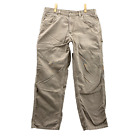 Carhartt B159 Pants 34x29* Brown Carpenter Baggy Loose Fit Workwear Canvas Men's