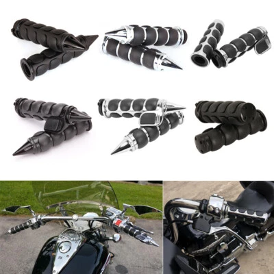 1" Motorcycle Handle Bar Hand Grips For Honda VTX1800C VTX1300C Shadow 1100 US - Image 1 of 4