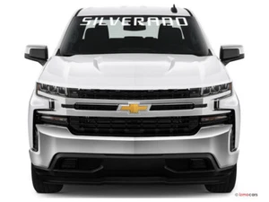 36" XLarge Chevy Silverado Vinyl Window Decal/Sticker: SUV, Truck, 4X4, Offroad - Foto 1 di 2