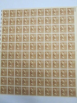 Scott #805 - MARTHA WASHINGTON -  1 & 1/2 cent denomination - FULL Sheet M/NH - Image 1 of 2