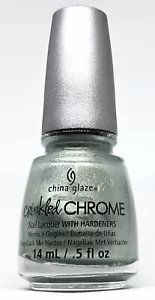 China Glaze Nail Polish Wrinkling The Sheets 1268 Crinkled Chrome Green Lacquer - Picture 1 of 1