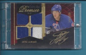 *2009 O-pee-chee Premier Game-Used  & Autograph ARTEM ANISIMOV no.91 rangers - Picture 1 of 1